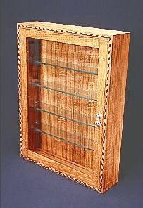 Wall mounted display cabinet